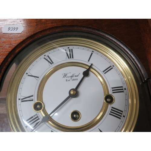 198 - Woodford wall clock. 22.5