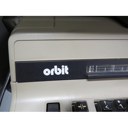 417 - Orbit vintage electric typewriter.