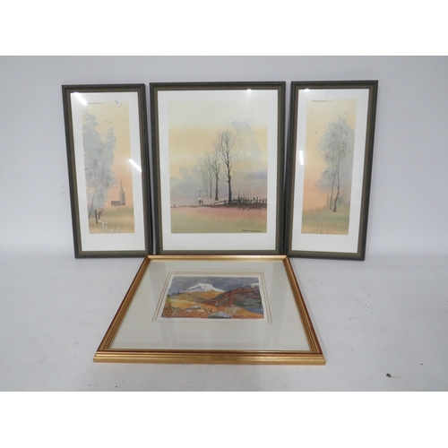 469 - Trio of framed prints by Spencer plus a signed Limited edition print.