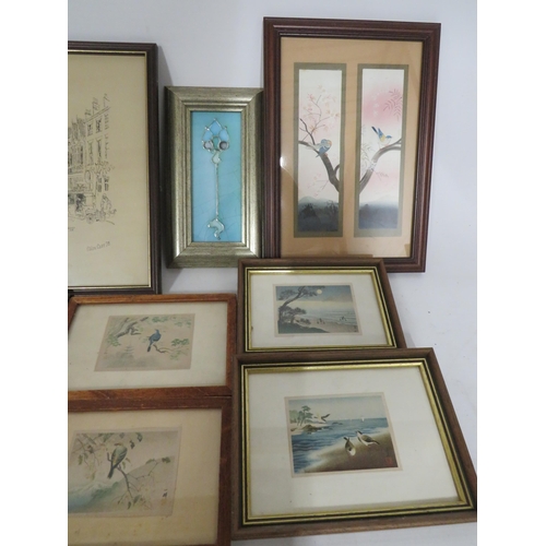 471 - Selection of small framed prints see pics.