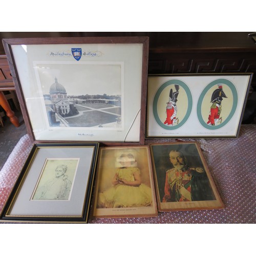 398 - Selection of interesting old prints, largest 16 x 19 inches. See photos.