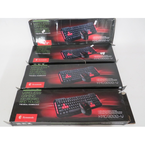 230 - Four, Wireless Gamers Keyboards. All boxed and appear to be in unused condition.