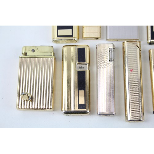 3 - 12 x Assorted Cigarette LIGHTERS Inc Gold Tone, Musical, Ronson, Colibri Etc       548668