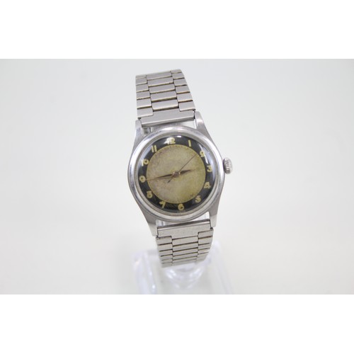 40 - Mens Vintage DOXA Military Style Wristwatch Hand-Wind Working     407227