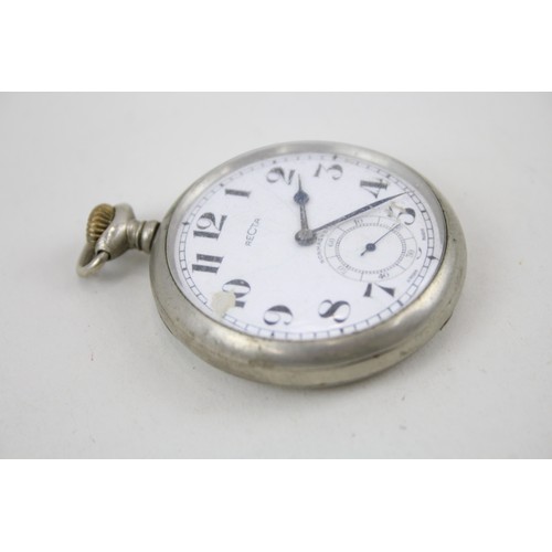 41 - Mens Recta Railway Issue LMS Pocket Watch Hand-Wind Working      407219