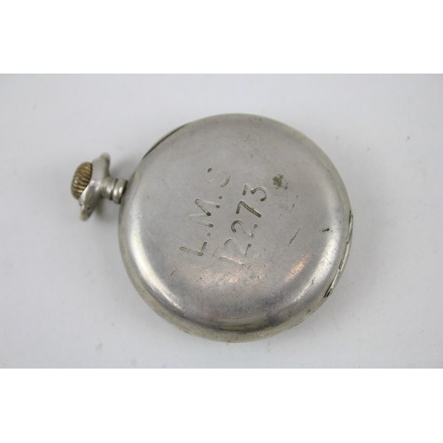 41 - Mens Recta Railway Issue LMS Pocket Watch Hand-Wind Working      407219