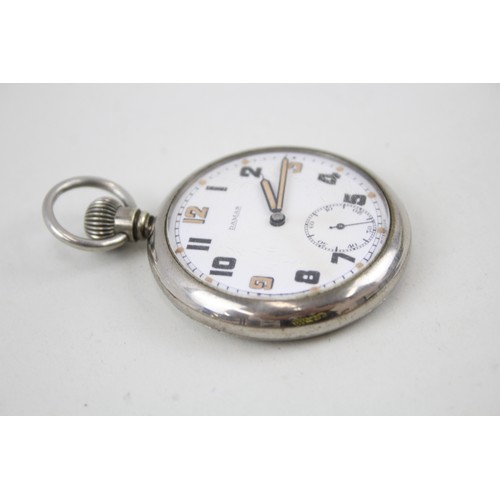 45 - Mens Damas Military Issue GSTP Pocket Watch Hand-Wind Working      407220