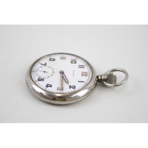 45 - Mens Damas Military Issue GSTP Pocket Watch Hand-Wind Working      407220