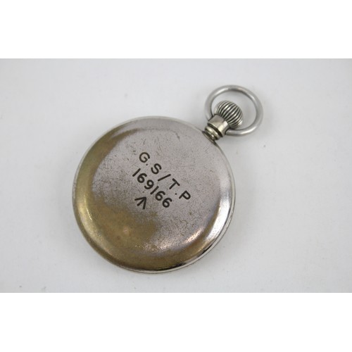 45 - Mens Damas Military Issue GSTP Pocket Watch Hand-Wind Working      407220