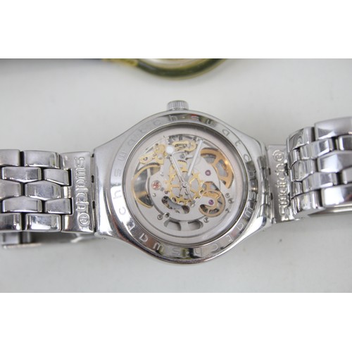 46 - Mens Modern Mechanical Wristwatch Automatic Inc. Swatch x 3     407200