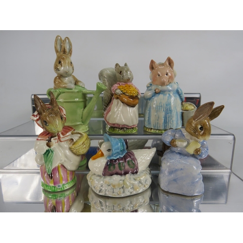 16 - 6 Beswick Beatrix Potter figurines.