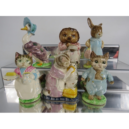 19 - 6 Beswick Beatrix Potter figurines.