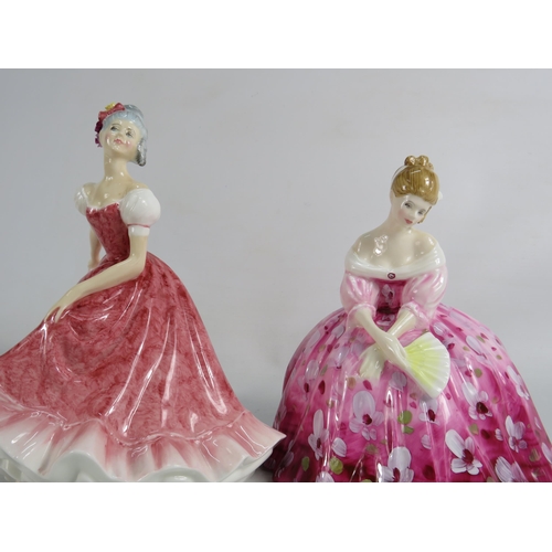 34 - Two Royal Doulton Figurines Olivia HN3339 & Victoria HN2471.