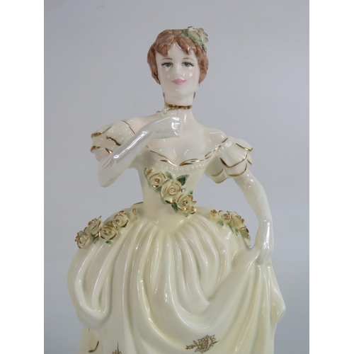 7 - Coalport English rose collection figurine 1995 