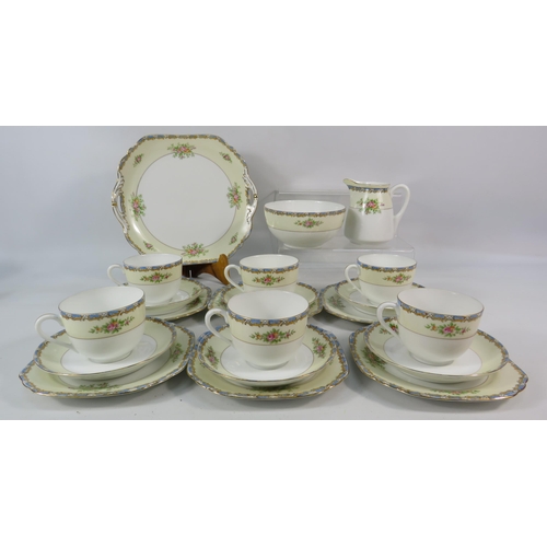 107 - Noritake Part teaset, 21 pieces in total.