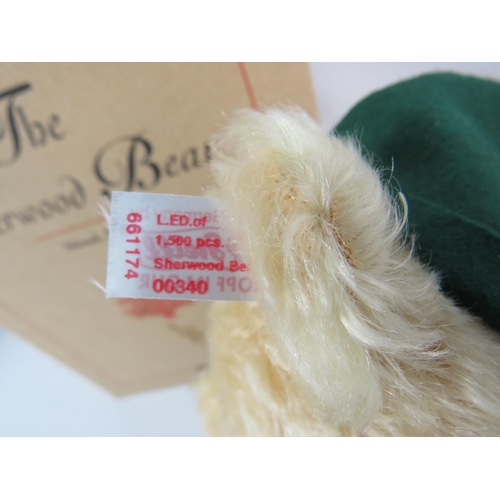 81 - Limited edition Steiff The Sherwood Bear Exclusively made for Cannaught house, 340 of 1500. With box... 