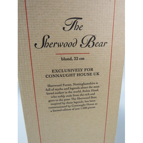 81 - Limited edition Steiff The Sherwood Bear Exclusively made for Cannaught house, 340 of 1500. With box... 