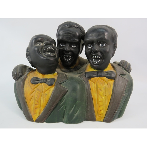 85 - Black Americana figurine of a trio of Jazz singers  9