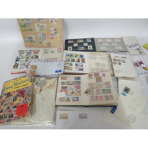 108 - Selection of World Stamps in albums and loose . See photos.