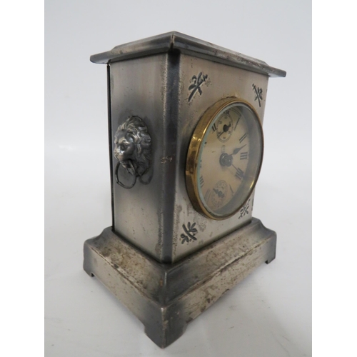 77 - Mixed Clock lot to include: Two Small Bakelite cased clocks in running order, each apoprox 5 inches.... 