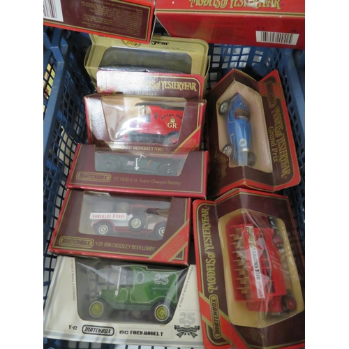 97 - Large Selection of Matchbox Trucks and cars, all boxed and unused. See photos.