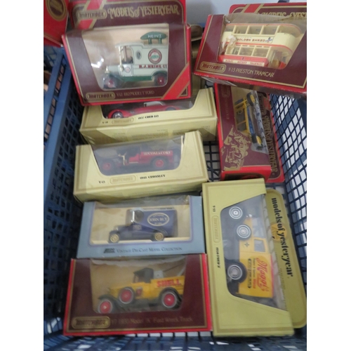 97 - Large Selection of Matchbox Trucks and cars, all boxed and unused. See photos.