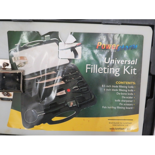 209 - Universal filleting kit in plastic case.