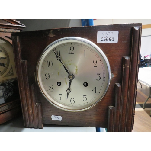 356 - Six Vintage Clocks for spares or repairs