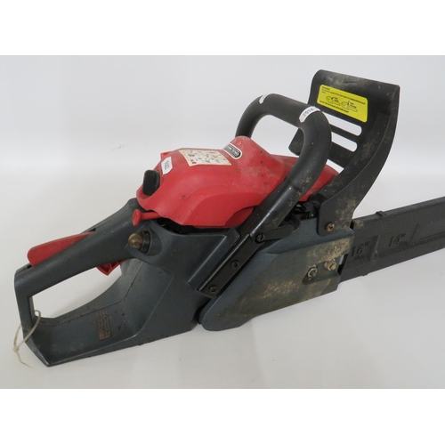 378 - Soveriegn PC 5382 16 inch cut Petrol Chainsaw. Working condition unknown