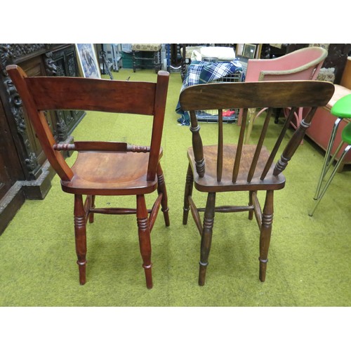 425 - Two well made Early 20th Century Parlour Chairs.