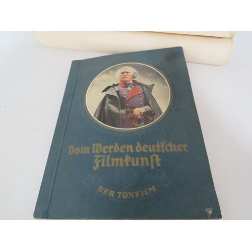 292 - German film book with black and white photos and a selection of vintage Brenford area maps.