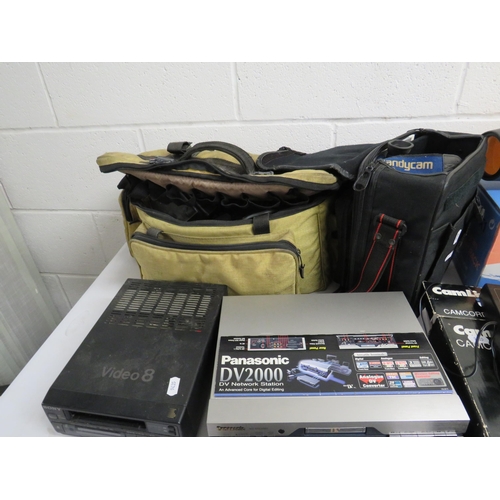 314 - Large quantity of comcorder related equipment. See pics.