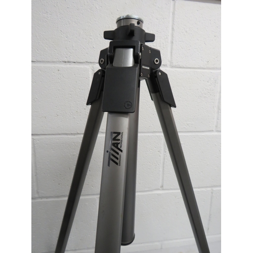 318 - Selection of camcorder tripods including ones by Manfrotto, Benro etc.