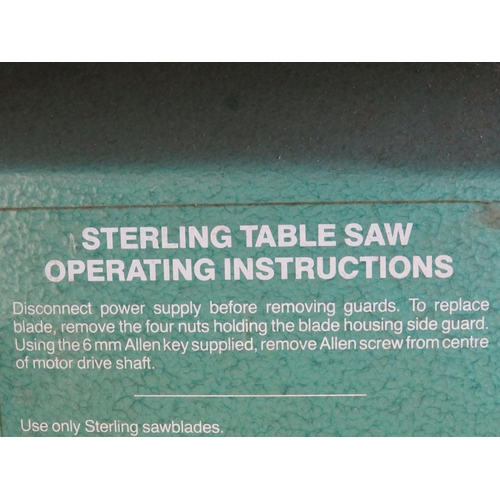 328 - Sterling table saw.