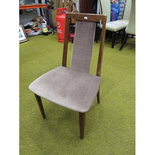 432 - Four Mid to late 20th Century 'G-Plan' Teak Dining Chairs in sound condition.