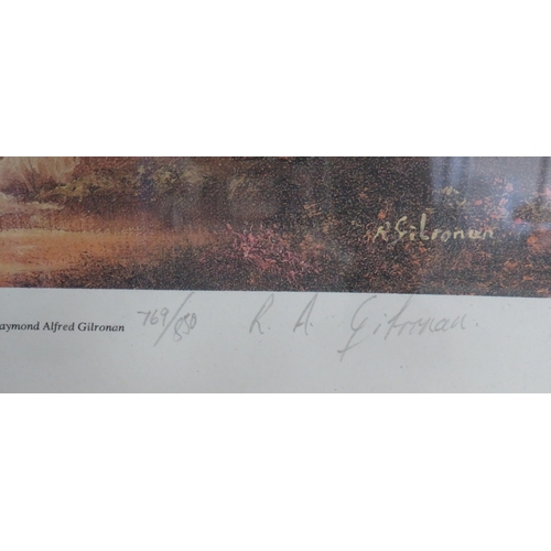 446 - Two Full Colour Ltd Edition prints of Highland Scenes after Raymond Alfred Gilronan. 628/ + 769/850 ... 