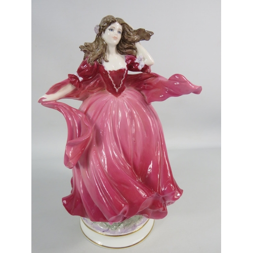 160 - Limited Edition Coalport Figurine The Epic Story Collection Cathy, number 80 of 250. with box