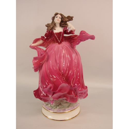 160 - Limited Edition Coalport Figurine The Epic Story Collection Cathy, number 80 of 250. with box