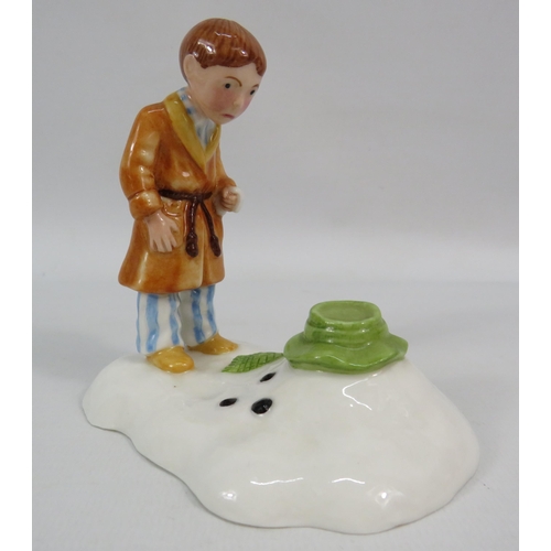 169 - Royal Doulton The Snowman and James Limited Edition Figurine The Journey Ends.