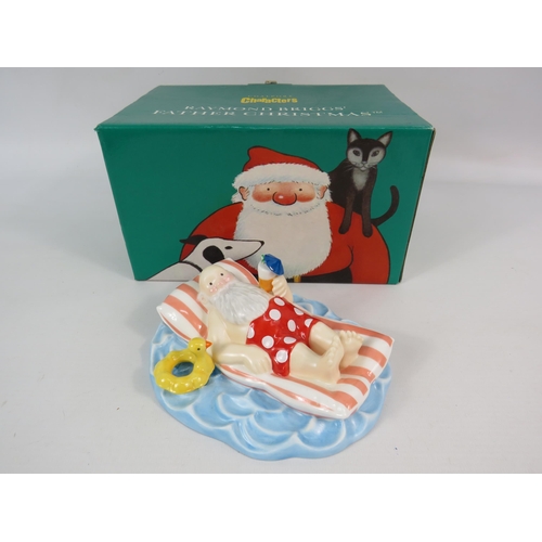 170 - Coalport Characters Raymond Briggs Limited Edition Father Christmas Figurine Lazy Days, with box.