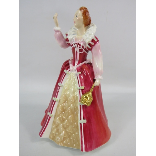 173 - Limited Edition Royal Doulton Queens of The Realm figurine Elizabeth I, HN3099, 1785OF 5000. 8.5