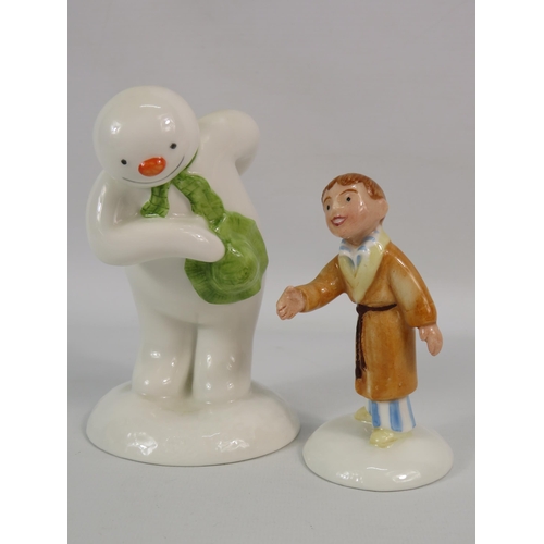 175 - Limited edition Royal Doulton The Snowman figurines The Snowman and James