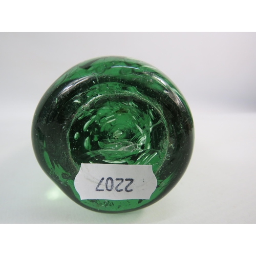 194 - Victorian Dump glass paperweight, 5 3/4