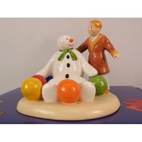 219 - Coalport Characters The Snowman Figurine 