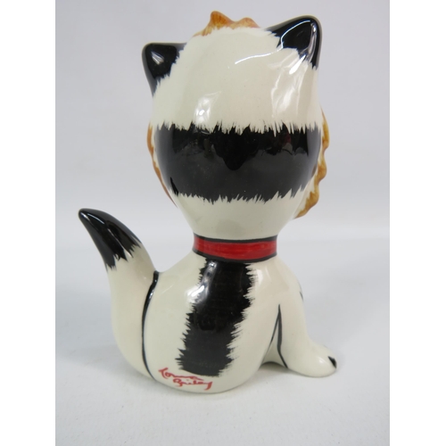 226 - Lorna Bailey collectors edition Ethan the cat figurine, signed in Red. 5