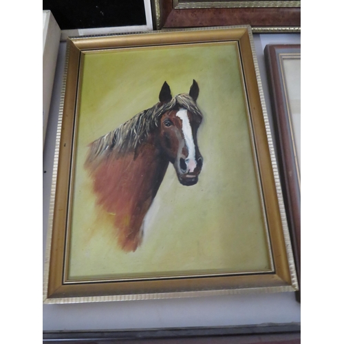 464 - Large selection of framed paintings and prints . See photos.