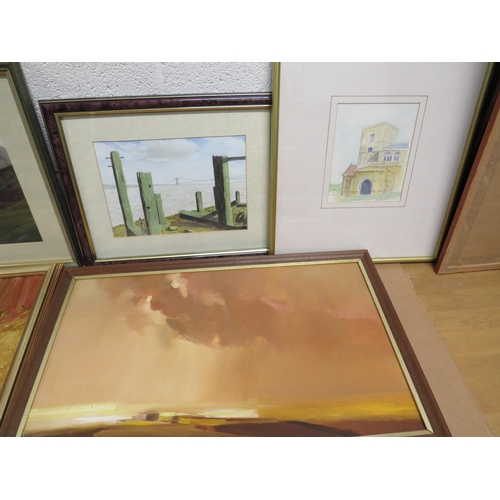 475 - Selection of Framed oils and watercolours. See photos.