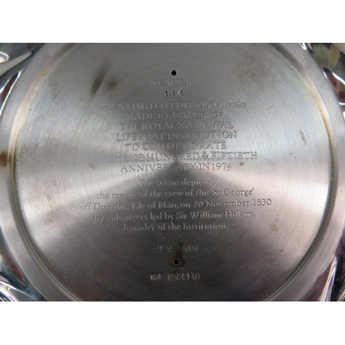 249 - Sterling Silver Limited Edition Aurum The Royal National Lifeboat institution commemorative bowl Lon... 