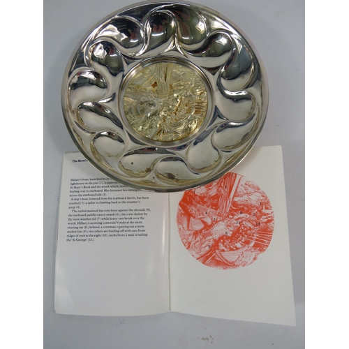 249 - Sterling Silver Limited Edition Aurum The Royal National Lifeboat institution commemorative bowl Lon... 