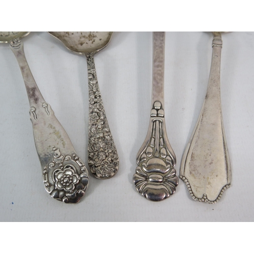 269 - Two Christian F Heise Danish sterling silver spoons plus one other 925 scandinavian spoon and one wh... 